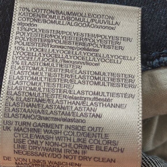 NYDJ Fit Is Everything Lift Tuck Technology Cotton Blend 2 Pocket Jeans Size 26W - Picture 12 of 12